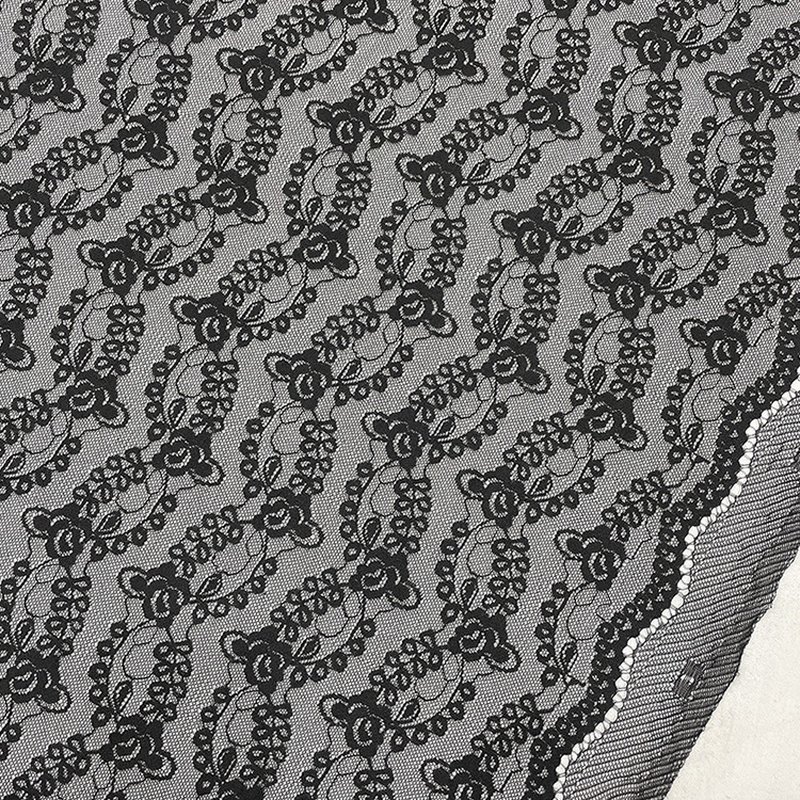 Lace Fabric Scallop Edge Dress Nylon for Women's Wear Wholesale Suppli 5
